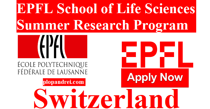 EPFL School of Life Sciences Summer Research Program
