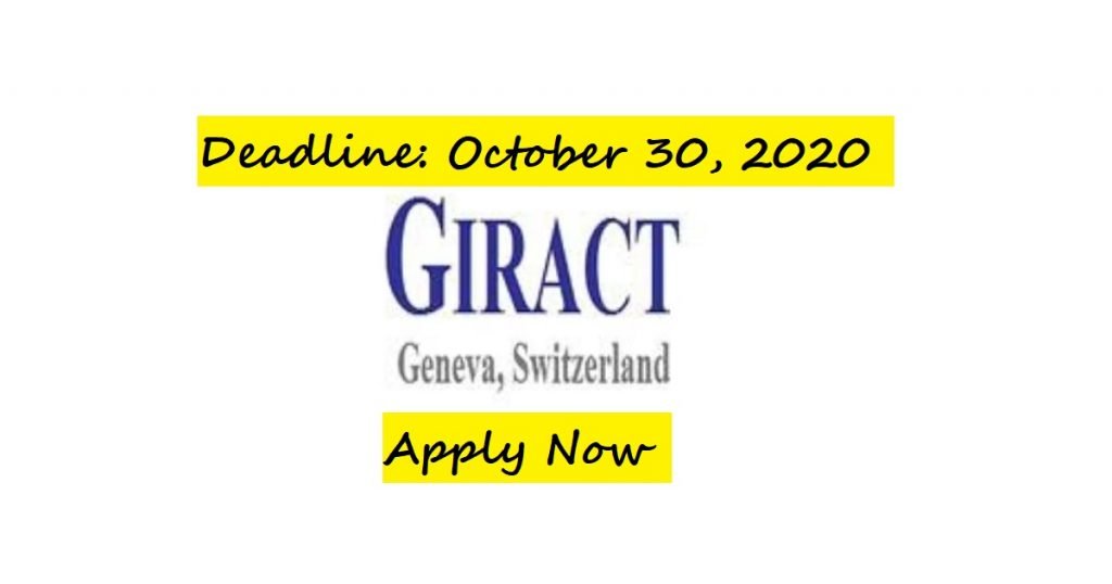 Giract Apply Now | Research Project amongst PhD Students in Europe 2020 -2021 ...